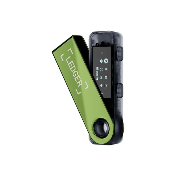 Ledger Nano S Plus – Krypto-Hardware-Wallet – Unkomplizierte Einsteiger-Wallet mit allem, was du zum Schutz deines Vermögens brauchst – Oxidgrün