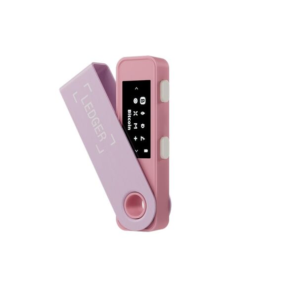 Ledger Nano S Plus – Krypto-Hardware-Wallet – Unkomplizierte Einsteiger-Wallet mit allem, was du zum Schutz deines Vermögens brauchst – Pastellpink