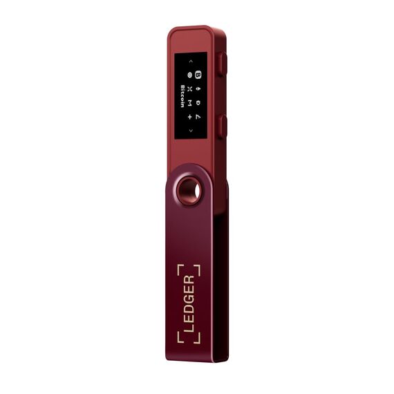 Ledger Nano S Plus – Krypto-Hardware-Wallet – Unkomplizierte Einsteiger-Wallet mit allem, was du zum Schutz deines Vermögens brauchst – Karmesinmagenta