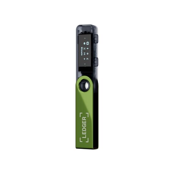 Ledger Nano S Plus – Krypto-Hardware-Wallet – Unkomplizierte Einsteiger-Wallet mit allem, was du zum Schutz deines Vermögens brauchst – Oxidgrün