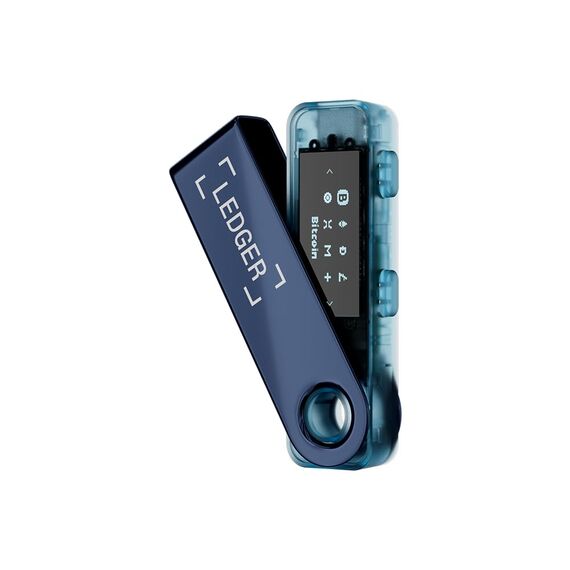 Ledger Nano S Plus – Krypto-Hardware-Wallet – Unkomplizierte Einsteiger-Wallet mit allem, was du zum Schutz deines Vermögens brauchst – Neptunblau
