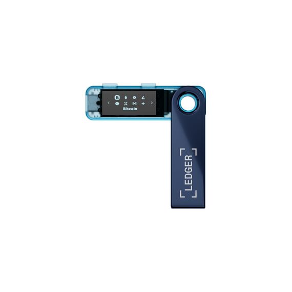 Ledger Nano S Plus – Krypto-Hardware-Wallet – Unkomplizierte Einsteiger-Wallet mit allem, was du zum Schutz deines Vermögens brauchst – Neptunblau