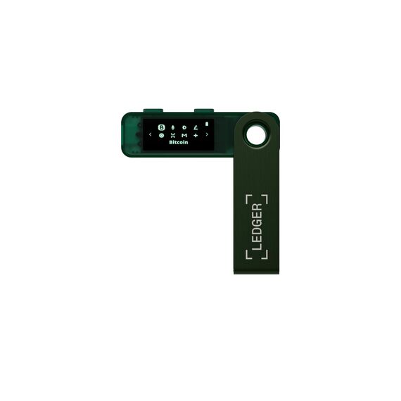 Ledger Nano S Plus – Krypto-Hardware-Wallet – Unkomplizierte Einsteiger-Wallet mit allem, was du zum Schutz deines Vermögens brauchst – Smaragdgrün