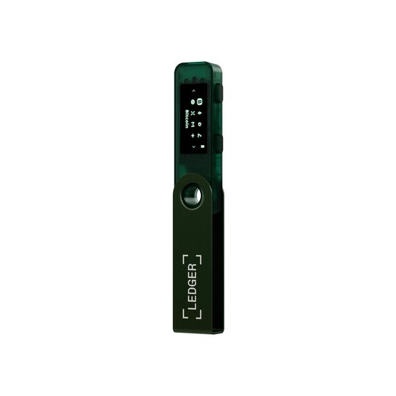 Ledger Nano S Plus – Krypto-Hardware-Wallet – Unkomplizierte Einsteiger-Wallet mit allem, was du zum Schutz deines Vermögens brauchst – Smaragdgrün