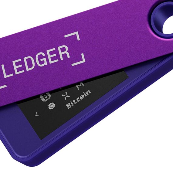 Ledger Nano S Plus – Krypto-Hardware-Wallet – Unkomplizierte Einsteiger-Wallet mit allem, was du zum Schutz deines Vermögens brauchst – Amethystviolett