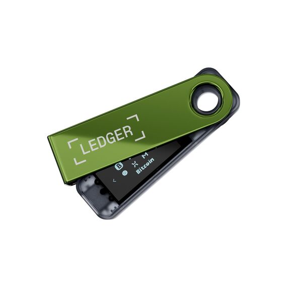 Ledger Nano S Plus – Krypto-Hardware-Wallet – Unkomplizierte Einsteiger-Wallet mit allem, was du zum Schutz deines Vermögens brauchst – Oxidgrün