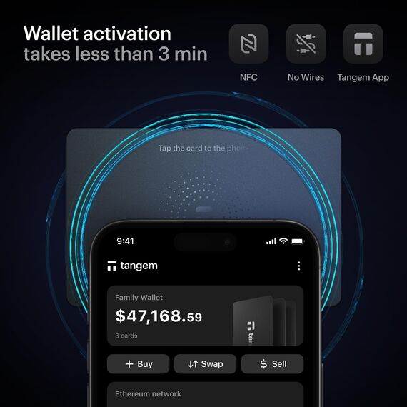 Tangem Wallet 2.0 - Secure Crypto