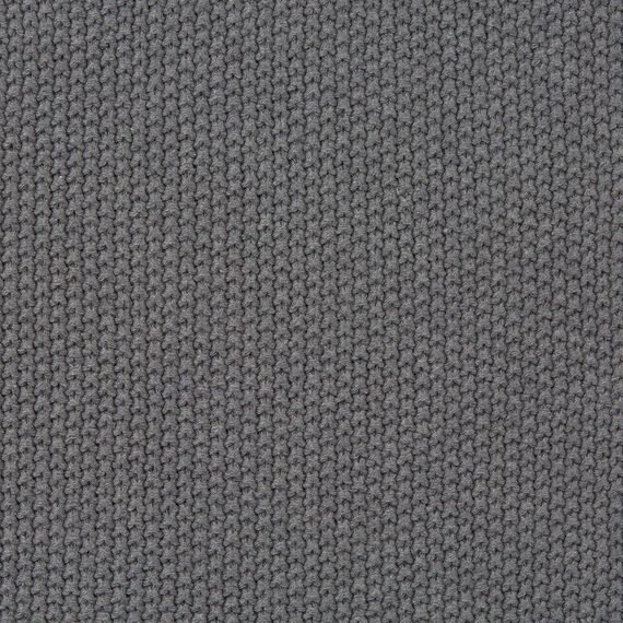 LÄSSIG Baby Strickdecke für Autositz Autositzdecke Einschlagdecke Babyschale 100% Bio-Baumwolle GOTS anthracite