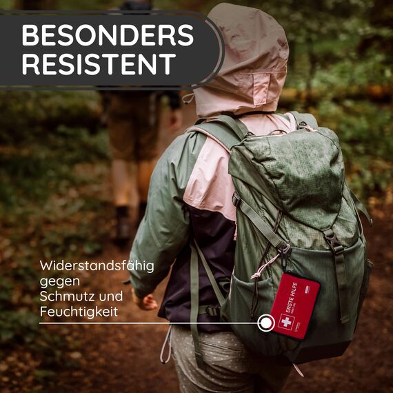 2x Mini Erste Hilfe Set - Outdoor, Fahrrad, Wandern, Reise, Klein, First Aid Kit, Unterwegs, Kinder
