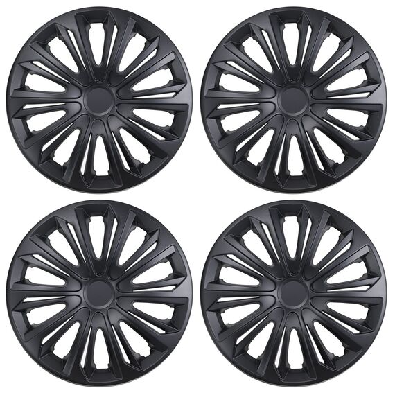 Radzierblende Strong schwarz matt 15 Zoll 4er Set