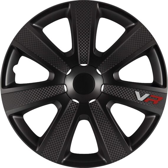 kh Teile Radkappen 15 Zoll VR Black schwarz 15" 1-Fach lackiert Radzierblenden 4er Set komplett