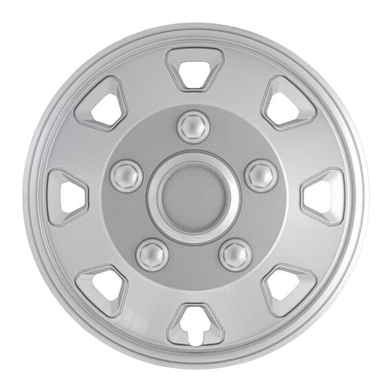 AutoStyle 4er Set Radzierblenden Itah 14-Zoll Silber (Sphäre)