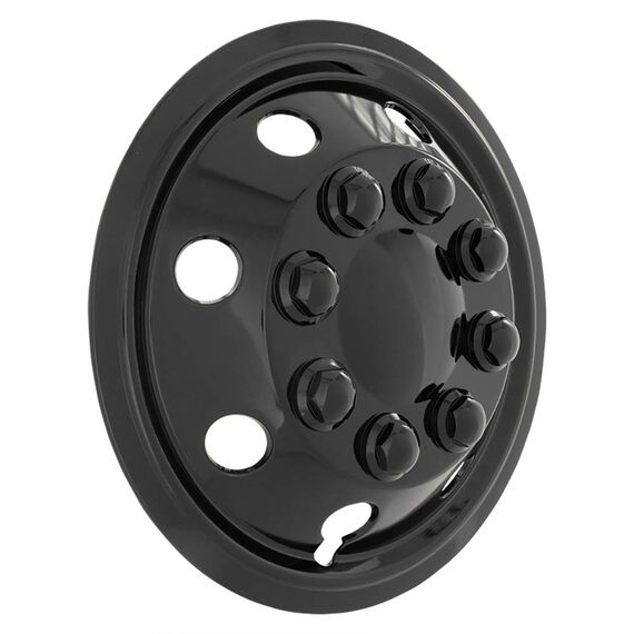 AUTO-STYLE Satz Radzierblenden Utah 15-Zoll Glänzend Schwarz (Sphäre)