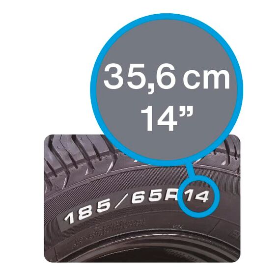 Goodyear Auto Radzierblenden Radkappen Radblenden „Memphis Carbon“, 4er Set, 35 cm (14 Zoll), Schwarz/Silber