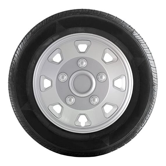 AutoStyle 4er Set Radzierblenden Itah 14-Zoll Silber (Sphäre)