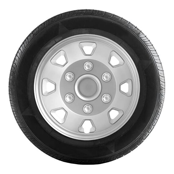 AutoStyle 4er Set Radzierblenden Itah 16-Zoll Silber (Sphäre)