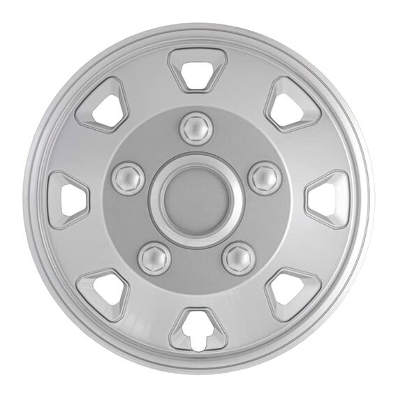 AutoStyle 4er Set Radzierblenden Itah 14-Zoll Silber (Sphäre)
