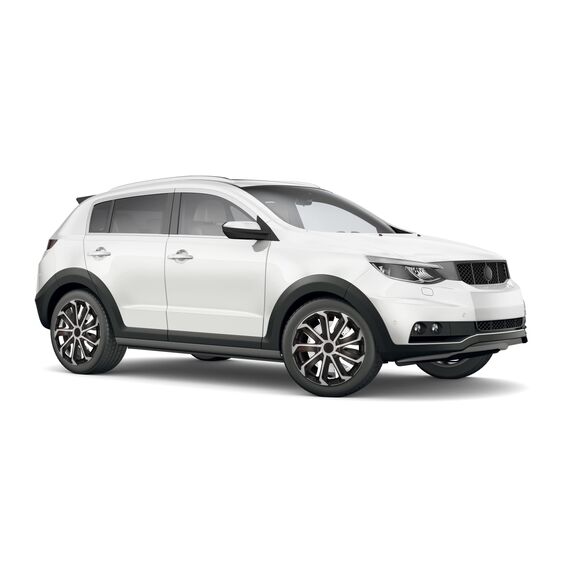 cartrend Radkappen Evo, 15 Zoll, für alle gängigen Stahlfelgen, aus Spezial-ABS-Qualitätskunststoff, schlagfest, zweischichtige Metallic-Lackierung, überlackierbar, schwarz-silber, 4 Stück