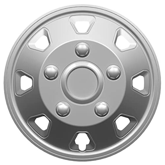 AutoStyle 4er Set Radzierblenden Itah 15-Zoll Silber (Sphäre)
