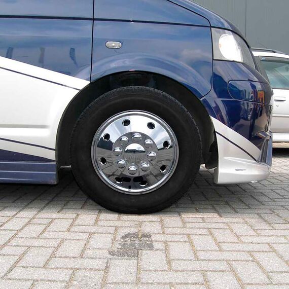 AUTO-STYLE Satz Radzierblenden Utah 14-Zoll Chrom (Sphäre)