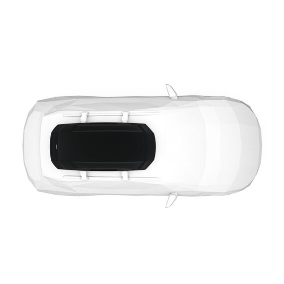 Thule Force 3 Dachbox Vielseitige Dachbox Black Matte M