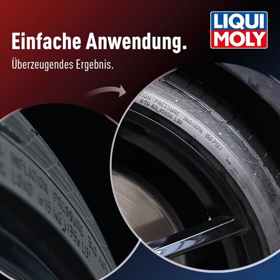 LIQUI MOLY Reifenglanzschaum | 400 ml | Autopflege | Lackpflege | Art.-Nr.: 1609, farblos
