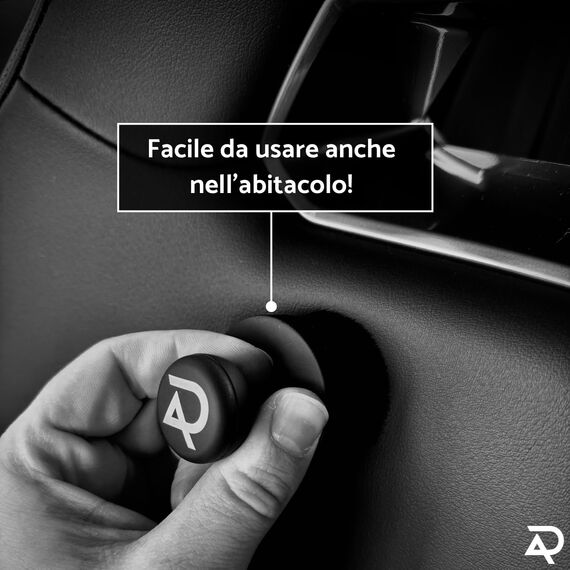 ADEPTX DETAILING Reifenglanz Applikator für Auto & Motorrad - Applikator Pinsel für Reifen-, Gummi- & Kunststoffpflege - Ideal für Innenraum, Stoßstangen & Dichtungen - Auto Detailing Applicator