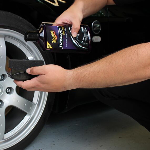 Meguiar's Reifenpflege, Endurance High Gloss für Autoreifen - Langanhaltendes Reifenglanz, 473ml - G7516EU