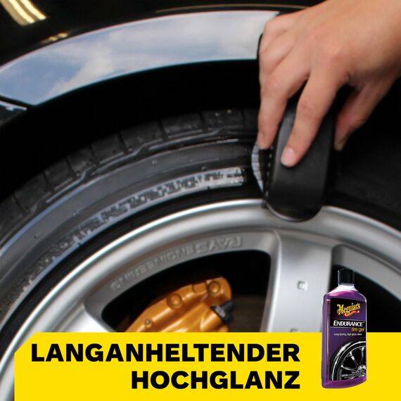 Meguiar's Reifenpflege, Endurance High Gloss für Autoreifen - Langanhaltendes Reifenglanz, 473ml - G7516EU