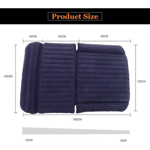 HAOYAO Auto Matratze, Auto Luftmatratze with Luftpumpe Dickere SUV Luftmatratze Aufblasbares Bett für Outdoor Camping Traveling