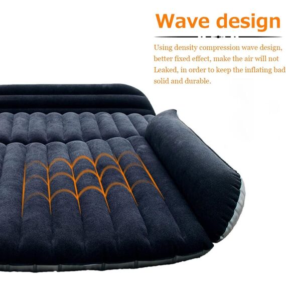 HAOYAO Auto Matratze, Auto Luftmatratze with Luftpumpe Dickere SUV Luftmatratze Aufblasbares Bett für Outdoor Camping Traveling