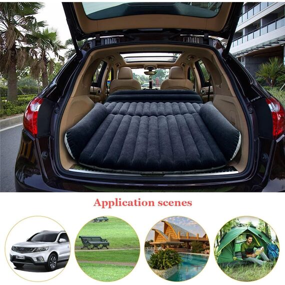 HAOYAO Auto Matratze, Auto Luftmatratze with Luftpumpe Dickere SUV Luftmatratze Aufblasbares Bett für Outdoor Camping Traveling