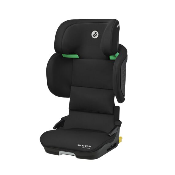 Maxi-Cosi Tanza i-Size, Klappbarer Kindersitz, 3,5-12 Jahren, 100–150 cm, 10 Kopfstützenpositionen, Tragbarer Reiseautositz, G-CELL Seitenaufprallschutz, Umweltfreundliche Produktion, Full Black