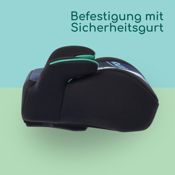 Bebeconfort Disney Manga i-Safe, Kindersitzerhöhung, Folgekindersitz Stitch Disney, 6–12 Jahre, 128–150 cm, 22-36 kg, Leicht, Einfache Gurtinstallation, Vollständig gepolstert, Authentic Stitch