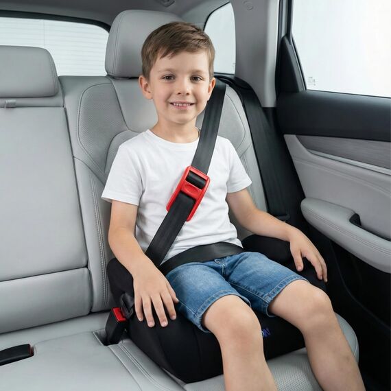 YALION Kindersitzerhöhung Sitzerhöhung Auto Kinder Kinderautositze Sitzerhöhungen- Kindersitz/Autositz für Kinder (Schwarz-A1)
