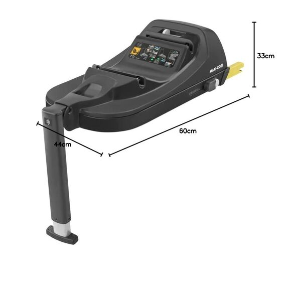 Maxi-Cosi CabrioFix i-Size ISOFIX-Basisstation, Kindersitz-Basis für ISOFIX Installation des Maxi-Cosi CabrioFix i-Size Autositz, nutzbar ab ca. 40-75 cm, bzw. 0-12 kg, schwarz