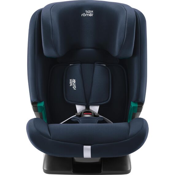 BRITAX RÖMER Kindersitz EVOLVAFIX, mit ISOFIX, für Kinder von 76-150 cm (i-Size), 15 Monate - 12 Jahre, Night Blue