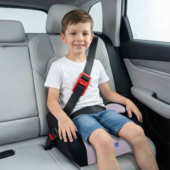 YALION Kindersitzerhöhung Sitzerhöhung Auto Kinder Kinderautositze Sitzerhöhungen- Kindersitz/Autositz für Kinder (Grau-A1)