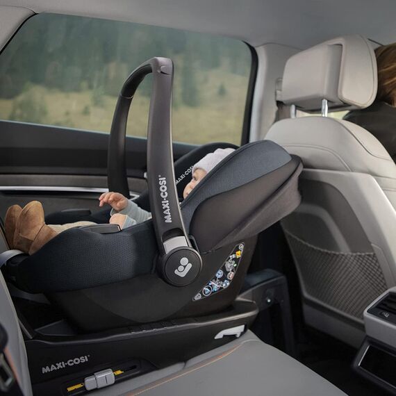 Maxi-Cosi CabrioFix i-Size ISOFIX-Basisstation, Kindersitz-Basis für ISOFIX Installation des Maxi-Cosi CabrioFix i-Size Autositz, nutzbar ab ca. 40-75 cm, bzw. 0-12 kg, schwarz