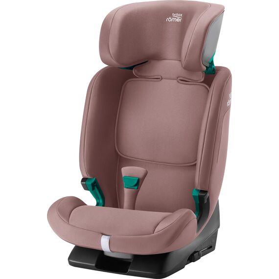 BRITAX RÖMER Kindersitz EVOLVAFIX, mit ISOFIX, für Kinder von 76-150 cm (i-Size), 15 Monate - 12 Jahre, Dusty Rose