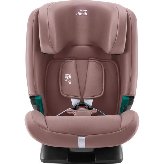 BRITAX RÖMER Kindersitz EVOLVAFIX, mit ISOFIX, für Kinder von 76-150 cm (i-Size), 15 Monate - 12 Jahre, Dusty Rose