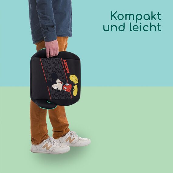 Bebeconfort Disney Manga i-Safe, Reboarder Kindersitz, Micky Maus Kindersitz, 6–12 Jahre, 128–150 cm, 22-36 kg, Leicht, Einfache Gurtinstallation, Vollständig gepolstert, Authentic Mickey