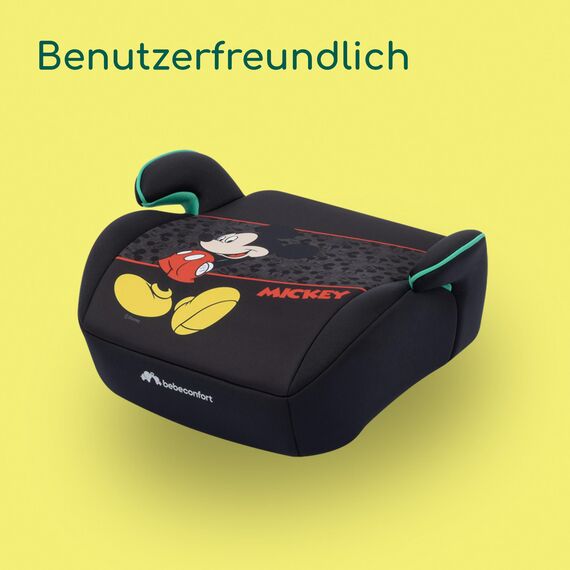 Bebeconfort Disney Manga i-Safe, Reboarder Kindersitz, Micky Maus Kindersitz, 6–12 Jahre, 128–150 cm, 22-36 kg, Leicht, Einfache Gurtinstallation, Vollständig gepolstert, Authentic Mickey
