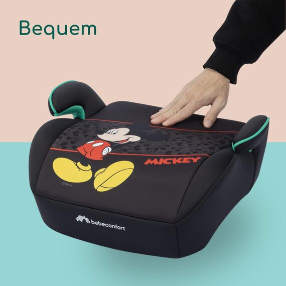 Bebeconfort Disney Manga i-Safe, Reboarder Kindersitz, Micky Maus Kindersitz, 6–12 Jahre, 128–150 cm, 22-36 kg, Leicht, Einfache Gurtinstallation, Vollständig gepolstert, Authentic Mickey