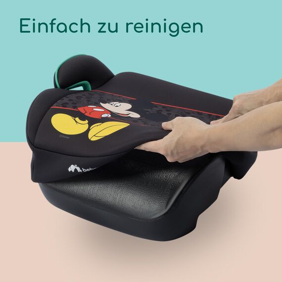 Bebeconfort Disney Manga i-Safe, Reboarder Kindersitz, Micky Maus Kindersitz, 6–12 Jahre, 128–150 cm, 22-36 kg, Leicht, Einfache Gurtinstallation, Vollständig gepolstert, Authentic Mickey