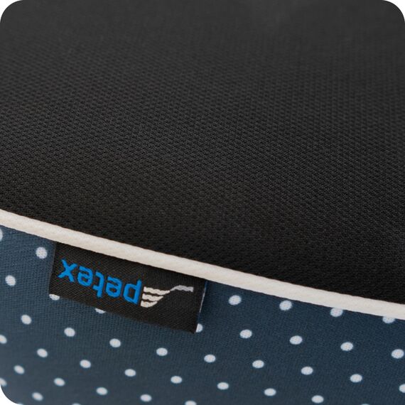 PETEX Auto-Kindersitz Basic i-Size Norm nach ECE R129 für Kinder von ca. 100-150 cm, höhenverstellbarer Kinderautositz in blau, 1 Stück
