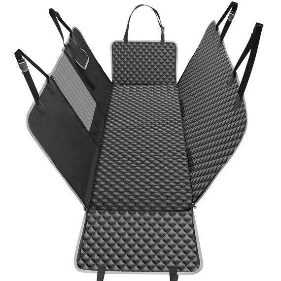 KYG Hundedecke Auto Rückbank, Autoschondecke Hund Rücksitz Seitenschutz und Sichtfenster Wasserdichter, Rutschfester, Hunde Autodecke, Autodecke für den Rücksitz 135 x 140 cm
