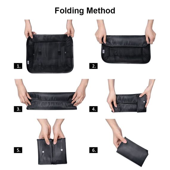 OSDUE Koffer Organizer Set 8-teilig, Packing Cubes, wasserdichte Reise Kleidertaschen, Packtaschen für Koffer, Verpackungswürfel mit Schuhbeutel, USB Kabel Tasche (Schwarz)