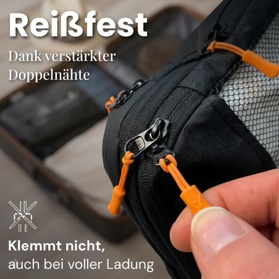Compression Packing Cubes Set für mehr Platz im Koffer & Backpack - Packwürfel Packing Cubes Compression als Rucksack Organizer - Travel Packtaschen Reise - Camping Zubehör & Wander Ausrüstung