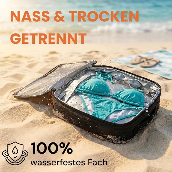 Compression Packing Cubes Set für mehr Platz im Koffer & Backpack - Packwürfel Packing Cubes Compression als Rucksack Organizer - Travel Packtaschen Reise - Camping Zubehör & Wander Ausrüstung
